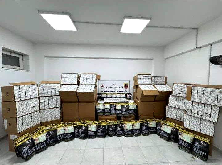 1 milyon liralık kaçak tütün operasyonu: 1 gözaltı