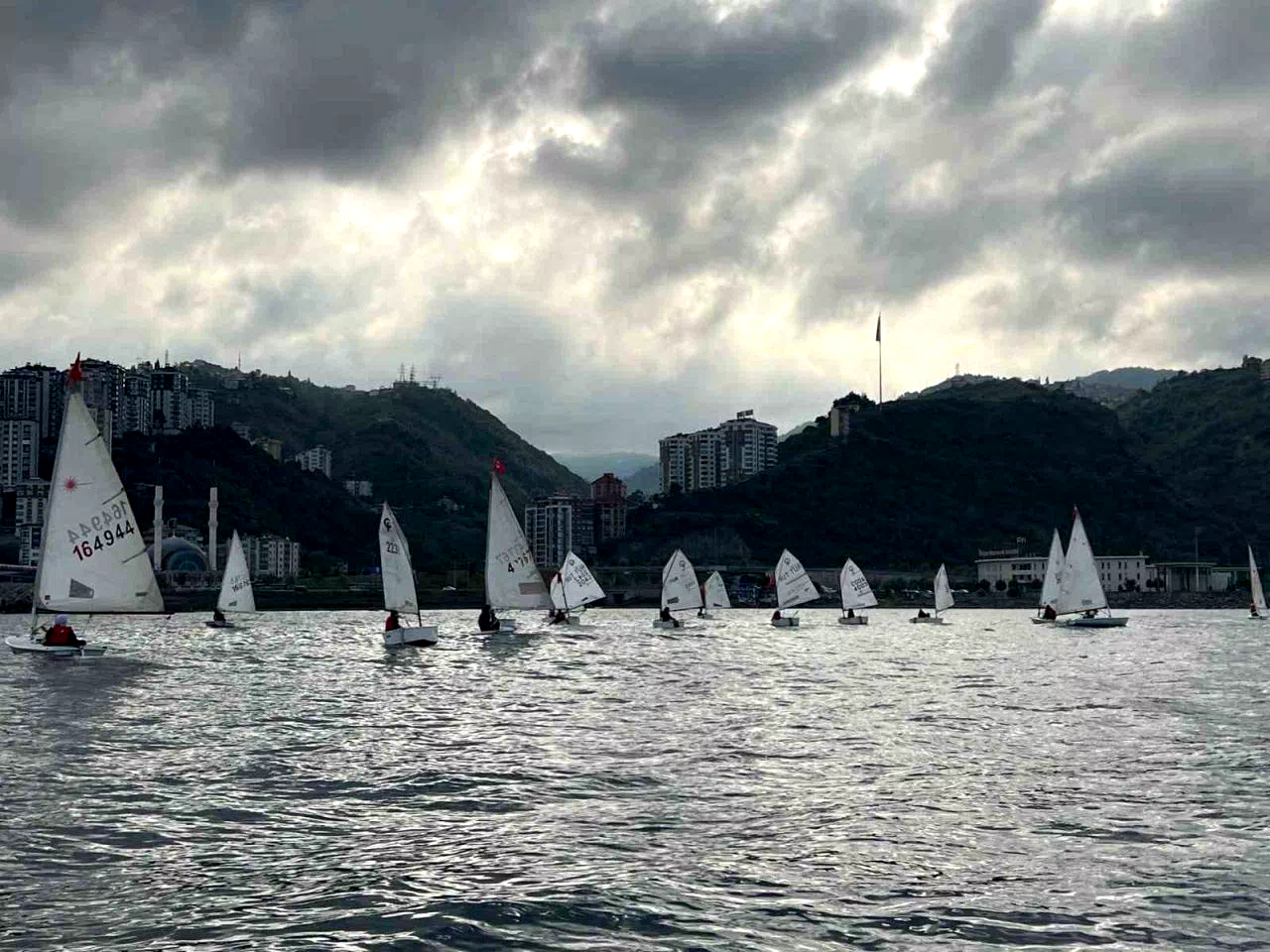 29 Ekim Cumhuriyet Bayramı Yelken Yarışları yapıldı