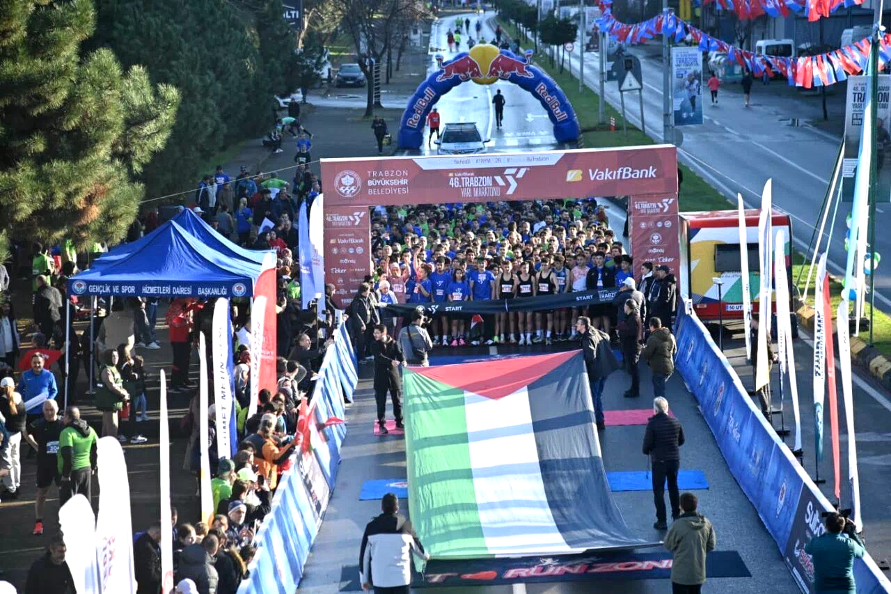 46. Uluslararası Trabzon Yarı Maratonu koşuldu