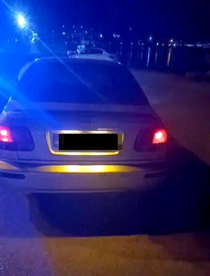 Abartılı egzoz bulunan araca 21 bin TL ceza