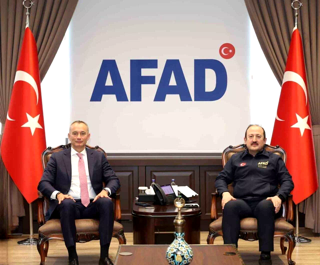 AFAD Başkanı Pehlivan, Gazze Barış Kurulu Yüksek Temsilcisi Mladenov’u kabul etti