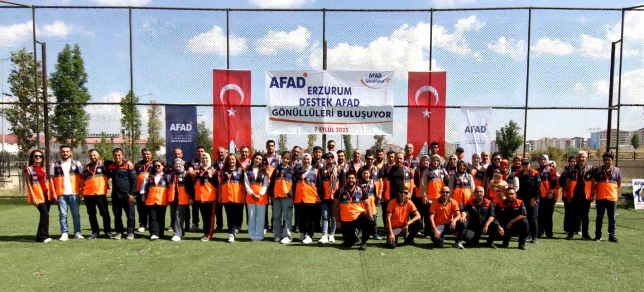 AFAD gönüllüleri gönüllerince eğlendi