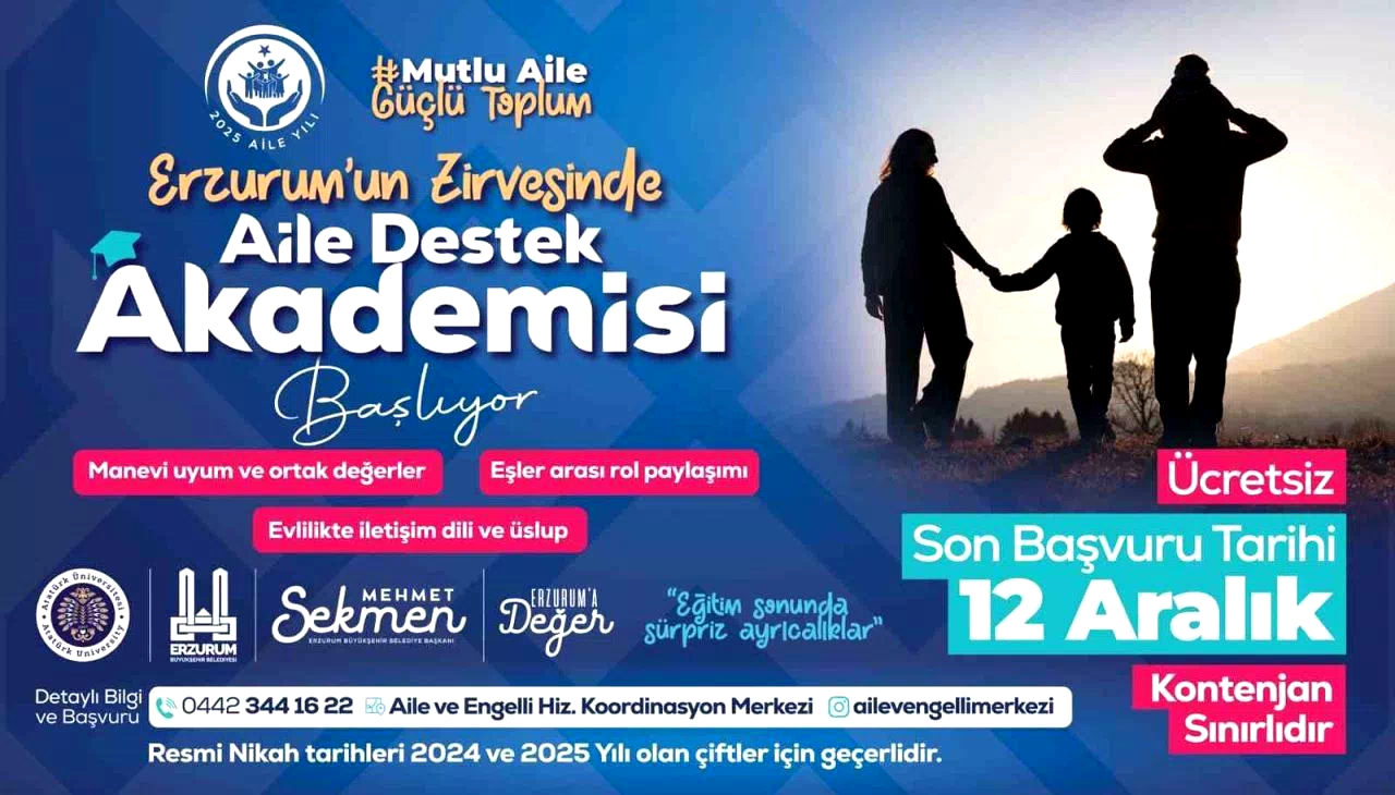 Aile destek akademisi başlıyor