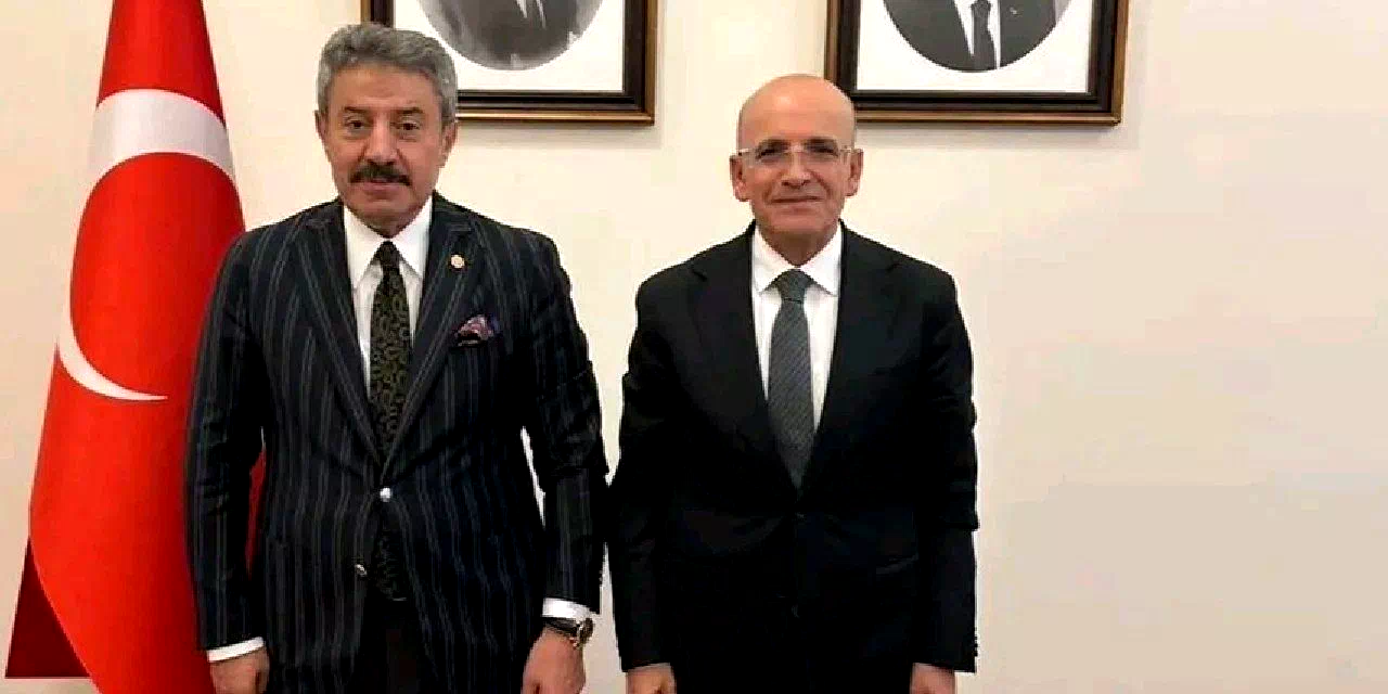 AK Parti Şırnak Milletvekili Tatar, kentin su sorunu çözümü için Bakan Şimşek ile görüştü