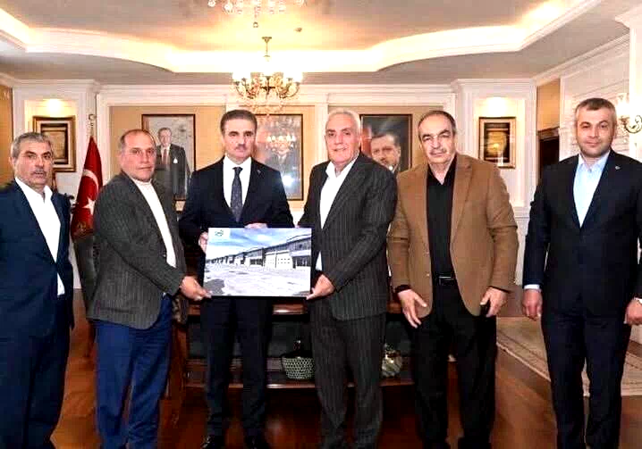 Akdağ Sanayi Yapı Kooperatifi’nden Vali Aydın Baruş’a ziyaret