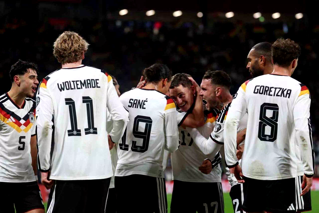 Almanya, Dünya Kupası biletini 6 golle aldı