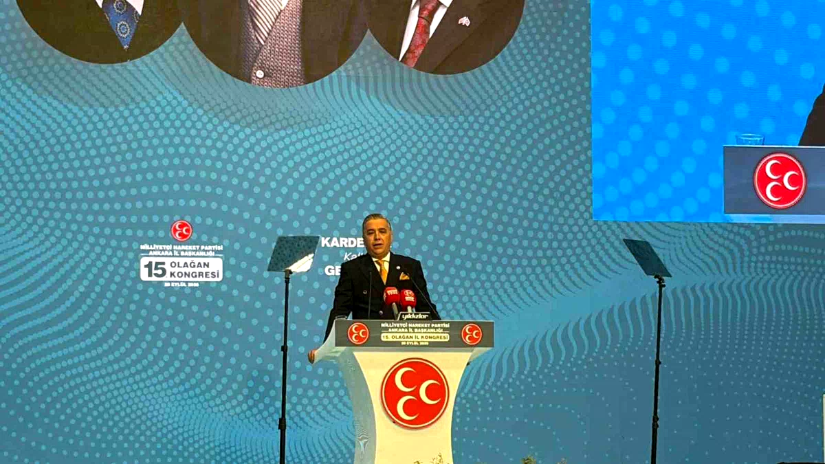 Alparslan Doğan, yeniden MHP Ankara İl Başkanı seçildi