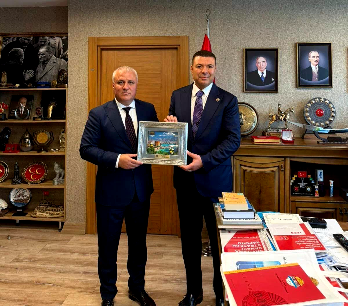ALTSO Başkanı Eray Erdem’den MHP Genel Başkanı Bahçeli’ye ziyaret