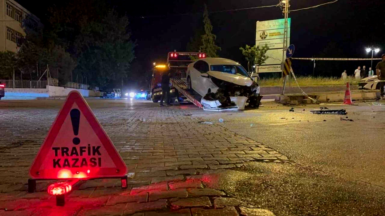Amasya’da otomobiller çarpıştı: 1 ölü