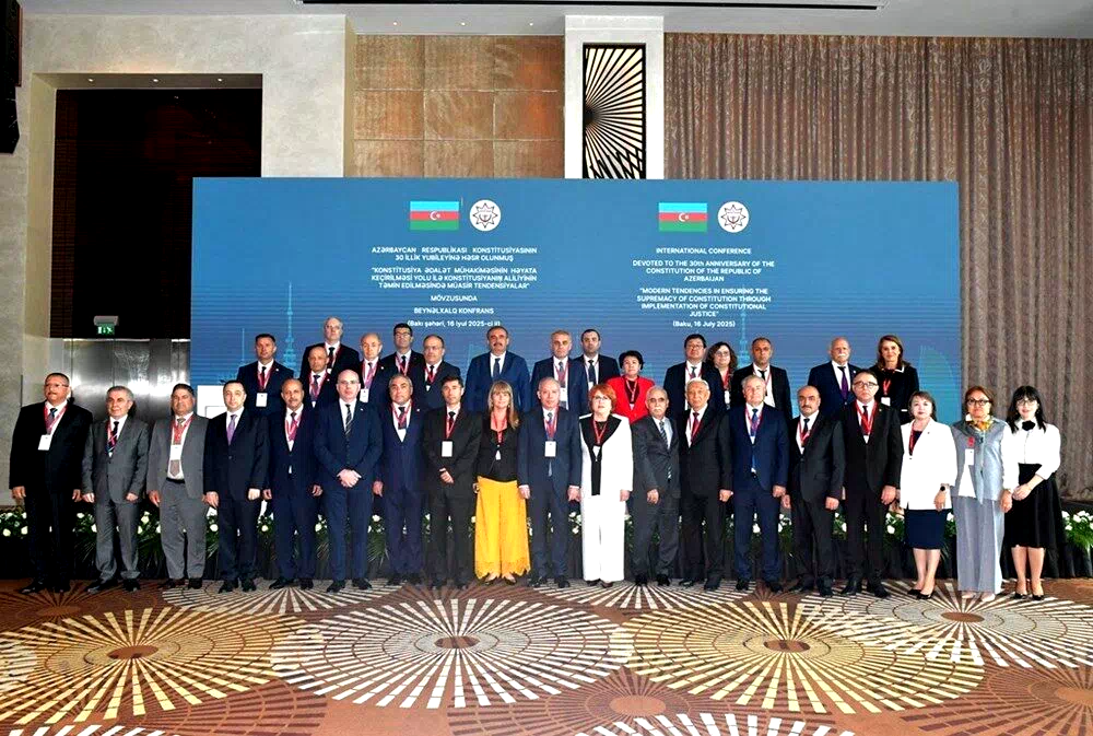 Anayasa Mahkemesi Başkanı Özkaya, Azerbaycan’da uluslararası konferansa katıldı