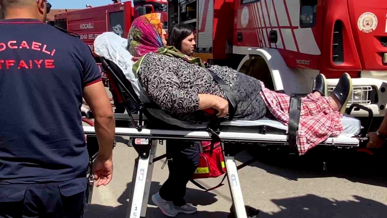 Apartmanda yangın paniği: Yaşlı kadın fenalık geçirdi