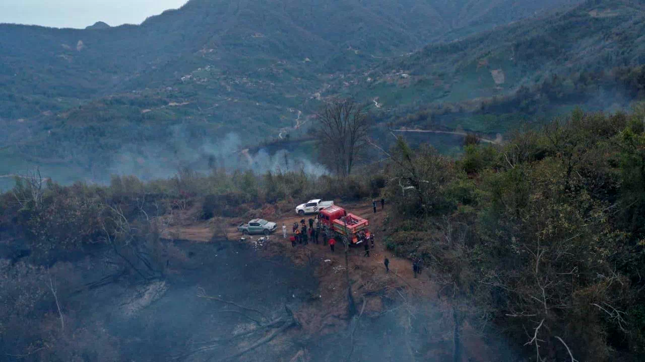 Artvin Valisi Ergün: “Yangın kısmen kontrol altına alındı”