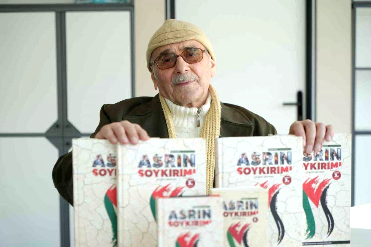 “Âşık Derebahçeli’nin Son Eseri Asrın Soykırımı, İsrail-Filistin Savaşı’nın 420 Günlük Hikayesini Anlatıyor”