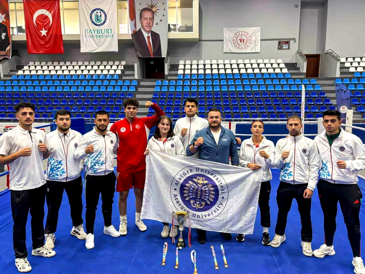 Atatürk Üniversitesi boks takımı, Türkiye şampiyonasından madalyalarla döndü