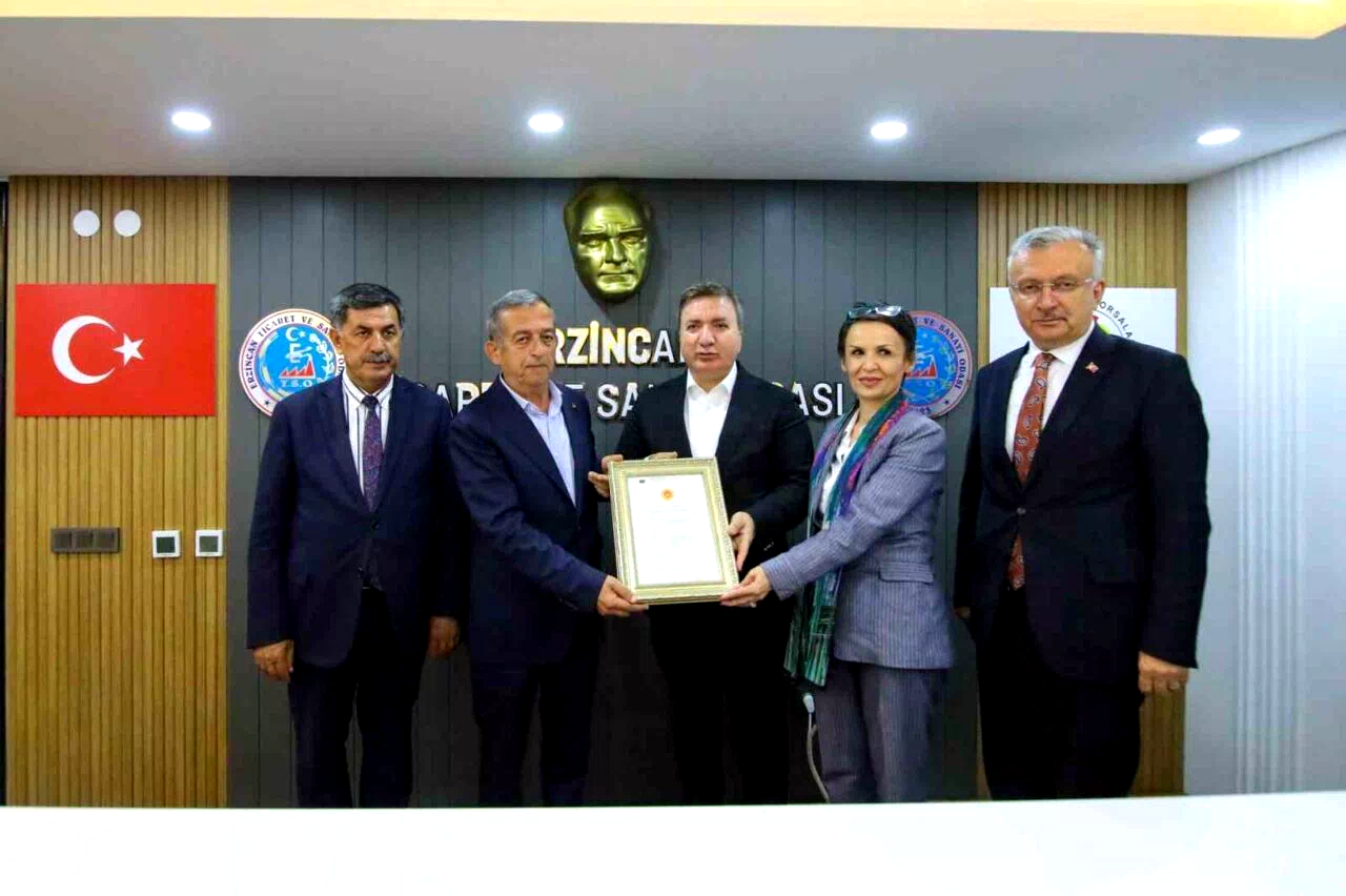 Avrupa Birliği tescili alan Erzincan Tulum Peyniri için belge teslim töreni düzenlendi