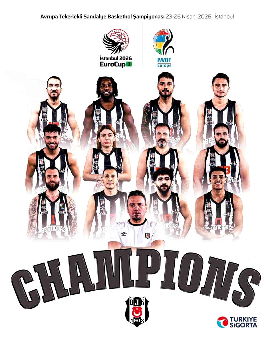 Avrupa Tekerlekli Sandalye Basketbol Şampiyonası’nda şampiyon Beşiktaş