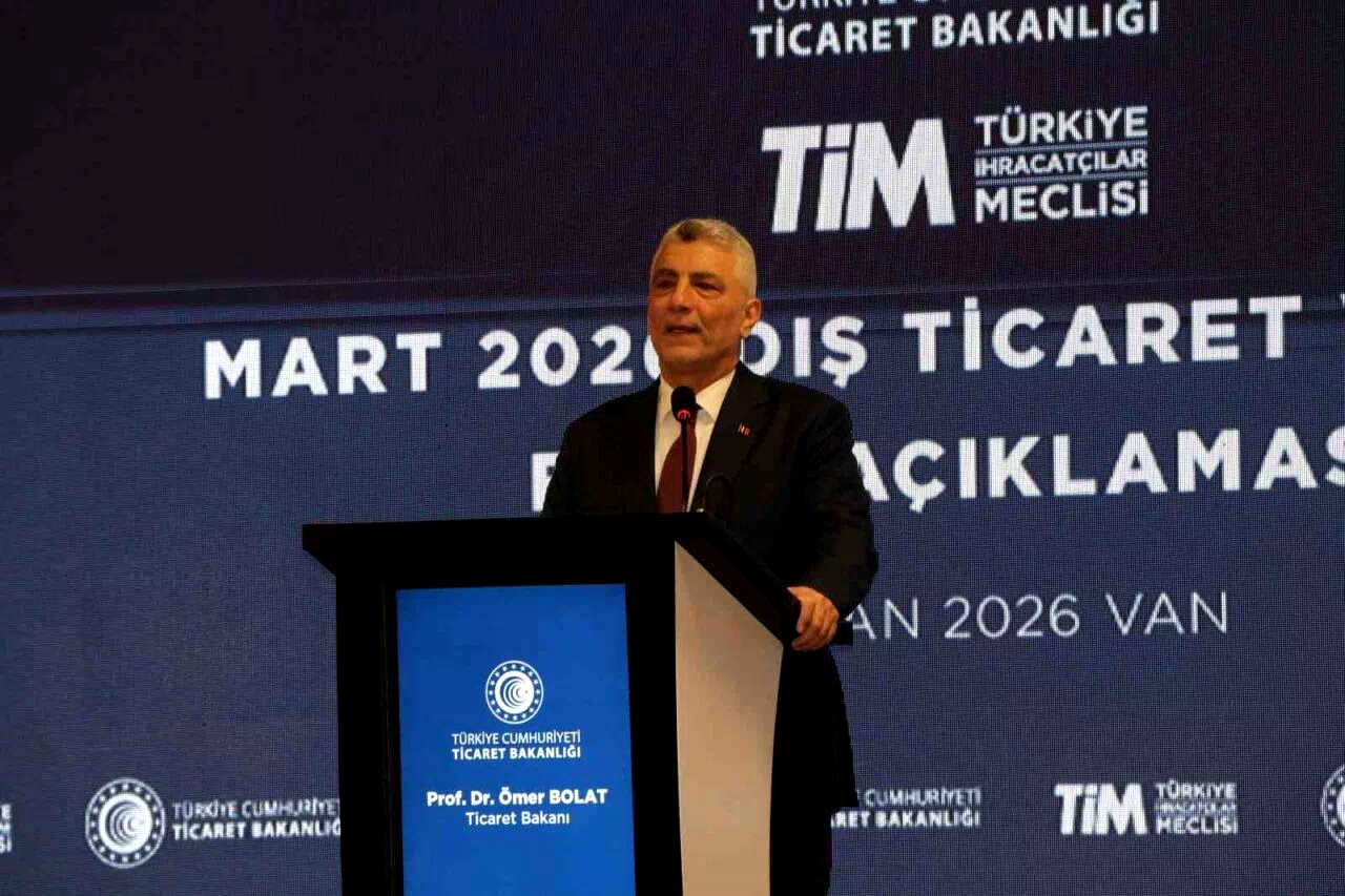 Bakan Bolat mart ayı dış ticaret verilerini açıkladı