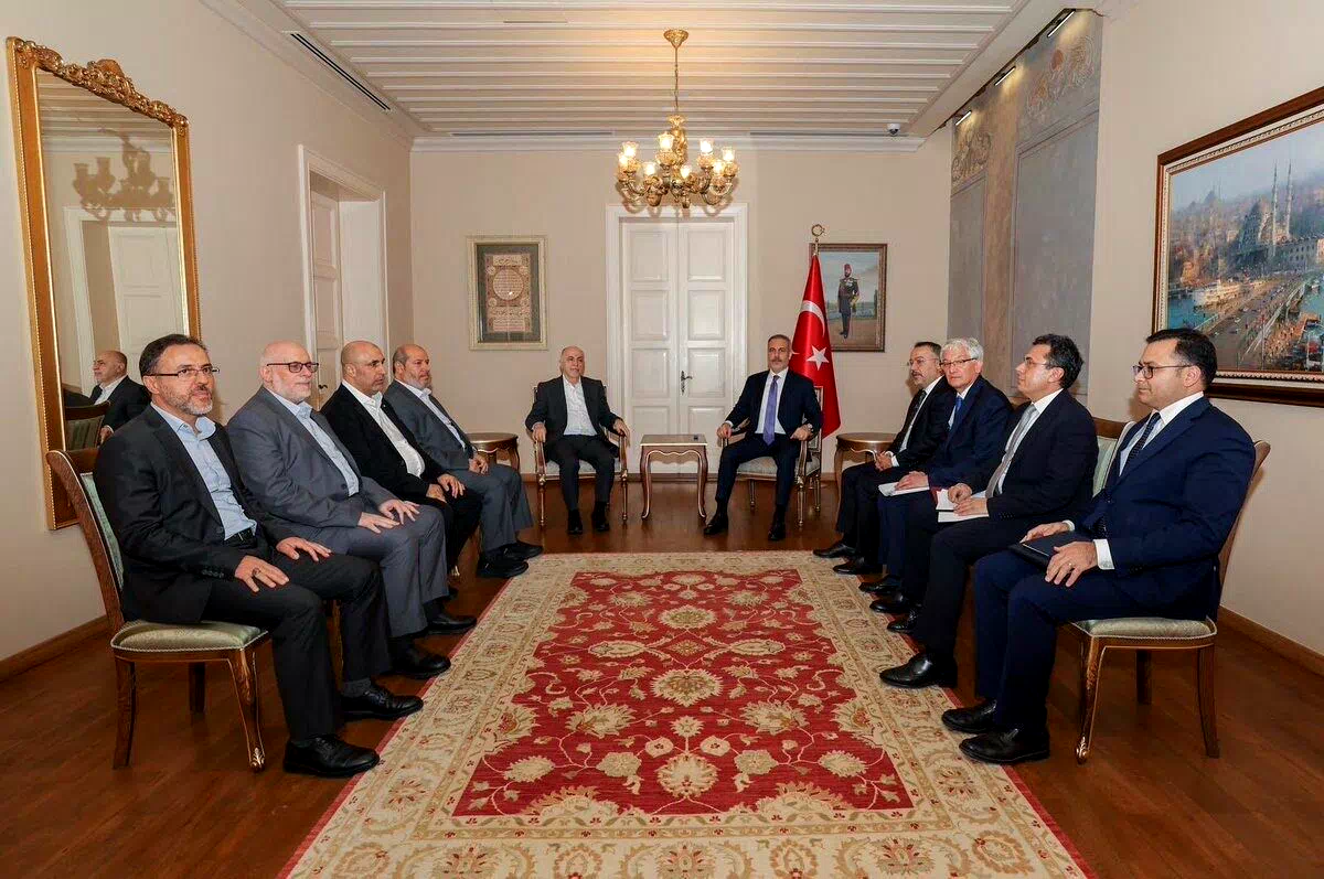 Bakan Fidan, Hamas heyetiyle bir araya geldi