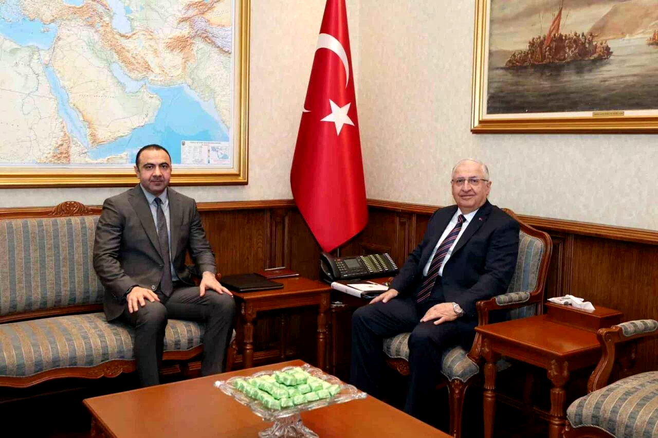 Bakan Güler, Azerbaycan’ın İstihbarat Başkanı Korgeneral Sultanov’u kabul etti