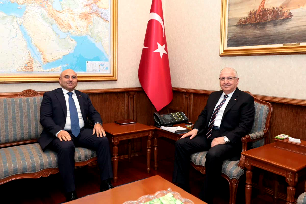 Bakan Güler, Azerbaycan’ın Ankara Büyükelçisi Aslanov ile görüştü