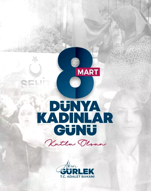 Bakan Gürlek: “Kadını dışlayan, şiddet uygulayan zihniyete karşı mücadelemizi kararlılıkla sürdürüyoruz”