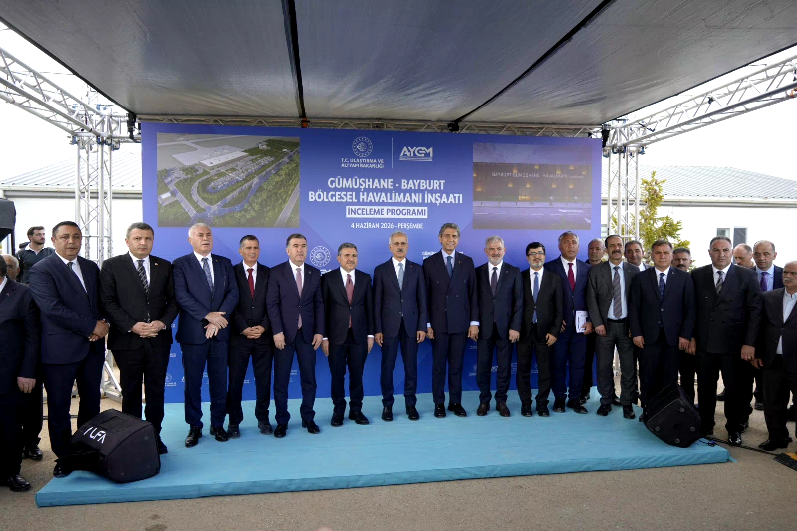 Bakan Uraloğlu, Bayburt-Gümüşhane Havalimanı çalışmalarını yerinde inceledi