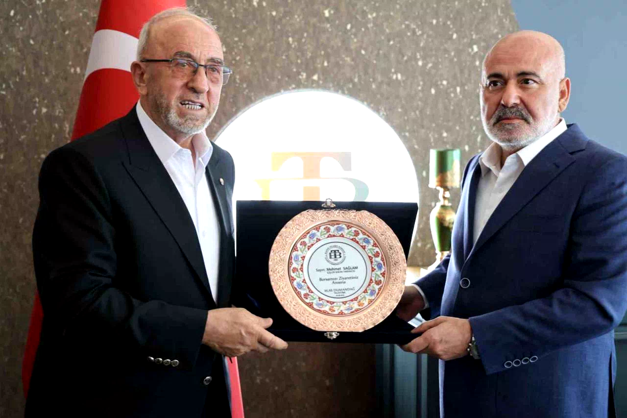 Bakanlar Elazığ Ticaret Borsası’nda: Başkan Dumandağ projeleri anlattı