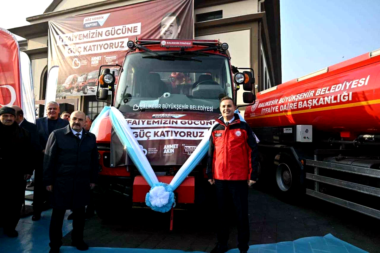 Balıkesir İtfaiyesi gücüne güç katıyor