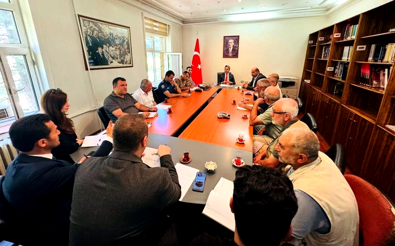 Başbağlar Şehitlerini Anma Programı için güvenlik toplantısı düzenlendi