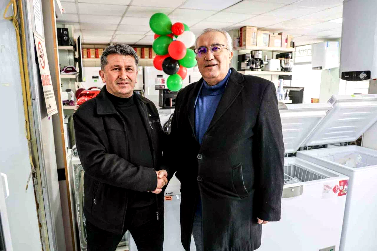 Başkan Arslan Çameli esnafı ile bir araya geldi