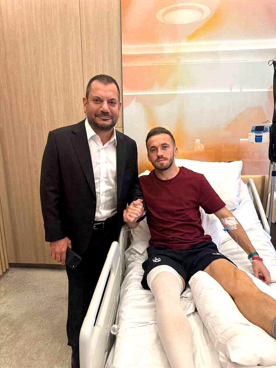 Başkan Ertuğrul Doğan’dan Edin Visca’ya geçmiş olsun ziyareti