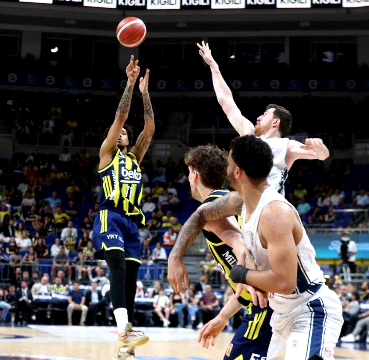 Basketbol Süper Ligi: Fenerbahçe: 60 – A. Efes: 59