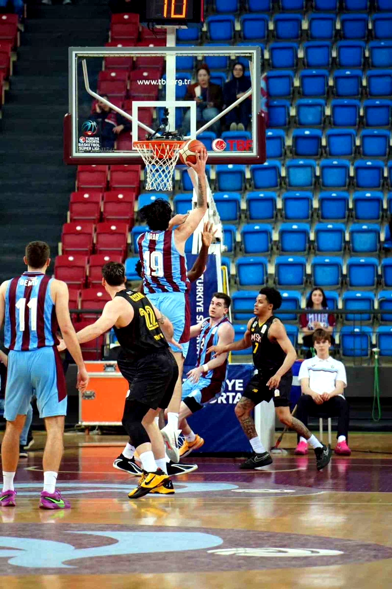Basketbol Süper Ligi: Trabzonspor: 90 – Mersin Spor : 80