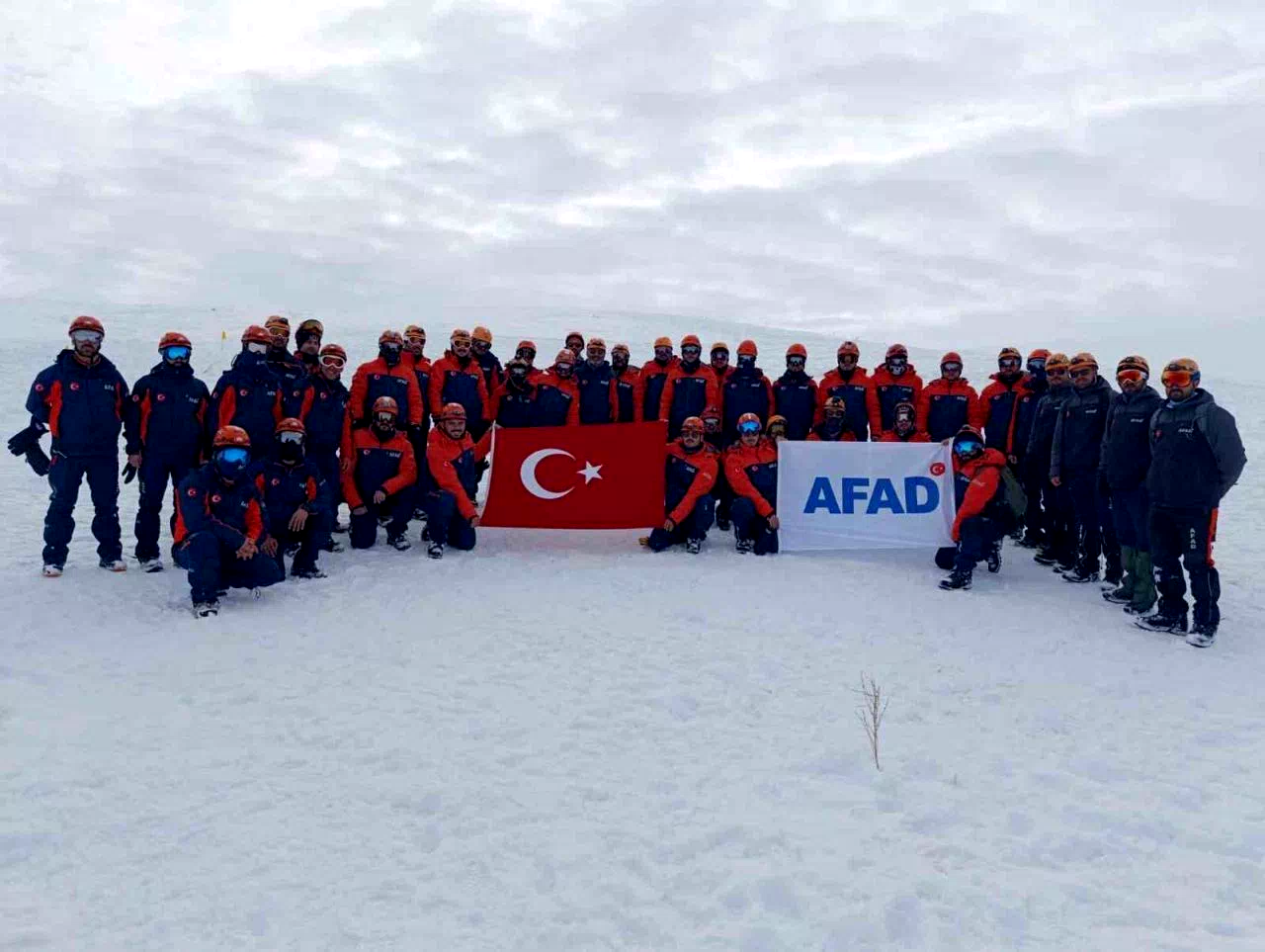 Bayburt AFAD ekibi çığ eğitimine katıldı