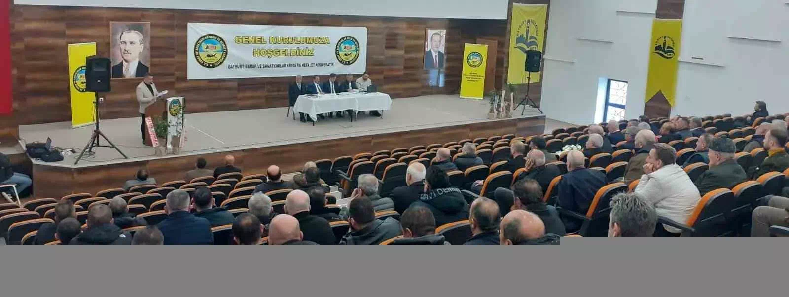 Bayburt Esnaf ve Sanatkarlar Kredi ve Kefalet Kooperatifi Kongresi Yapıldı