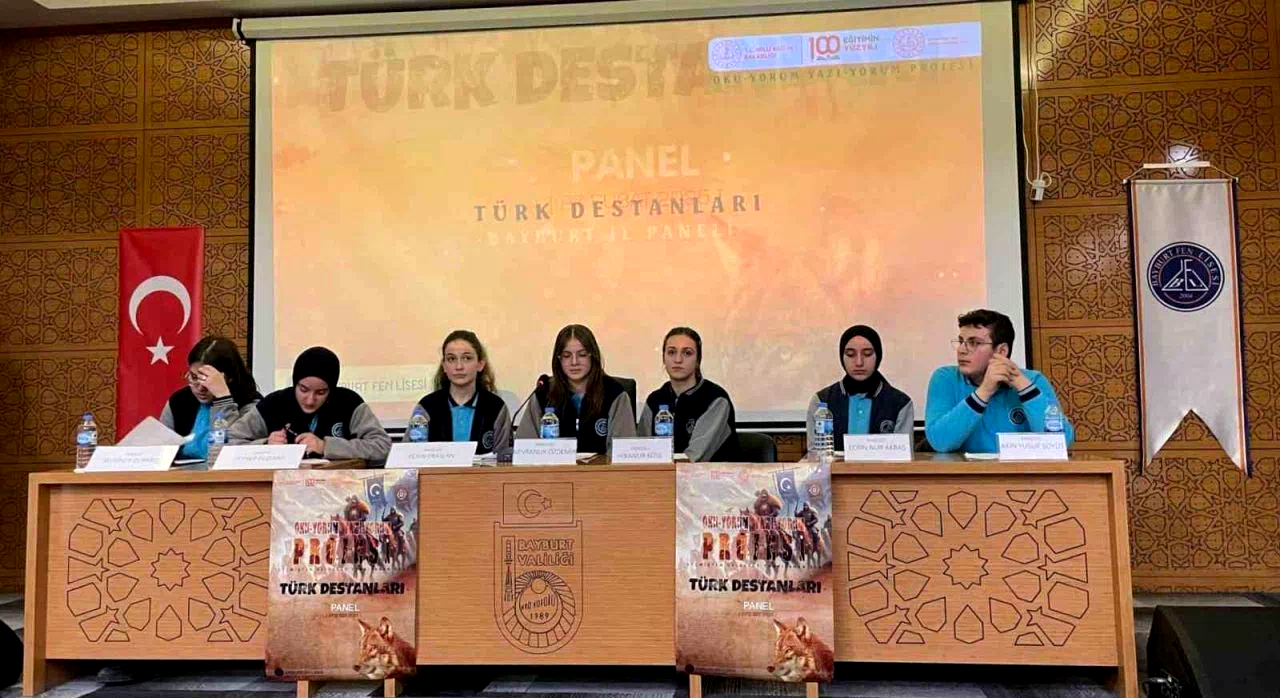 Bayburt Fen Lisesi Türk Destanları Paneli Sonuçlandı: Türk Kültürü ve Edebiyatı Tartışıldı