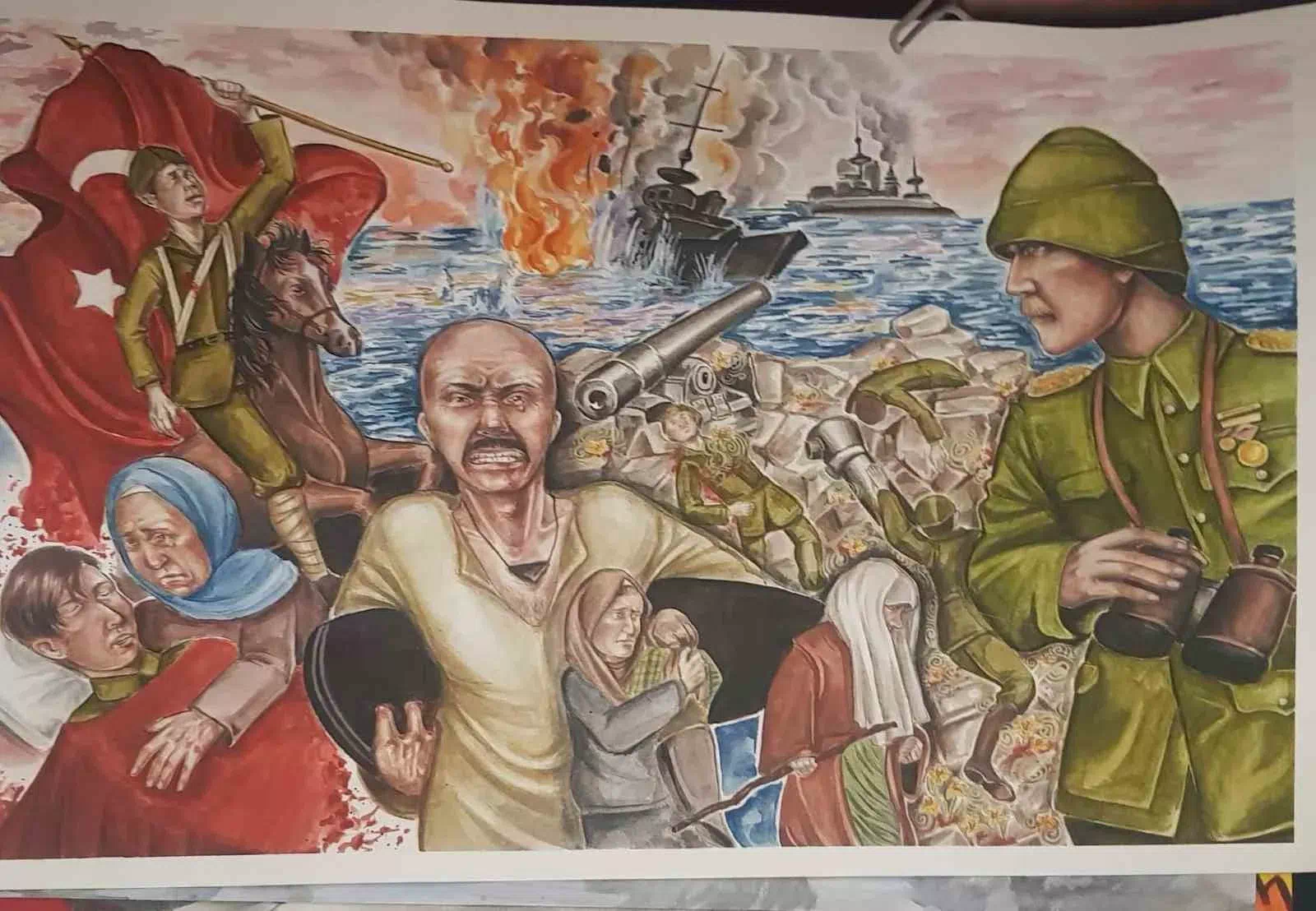 Bayburt İl Müftülüğü, “Çanakkale Ruhu” Temalı Resim Yarışmasının Derece Alan Öğrencilerini Açıkladı