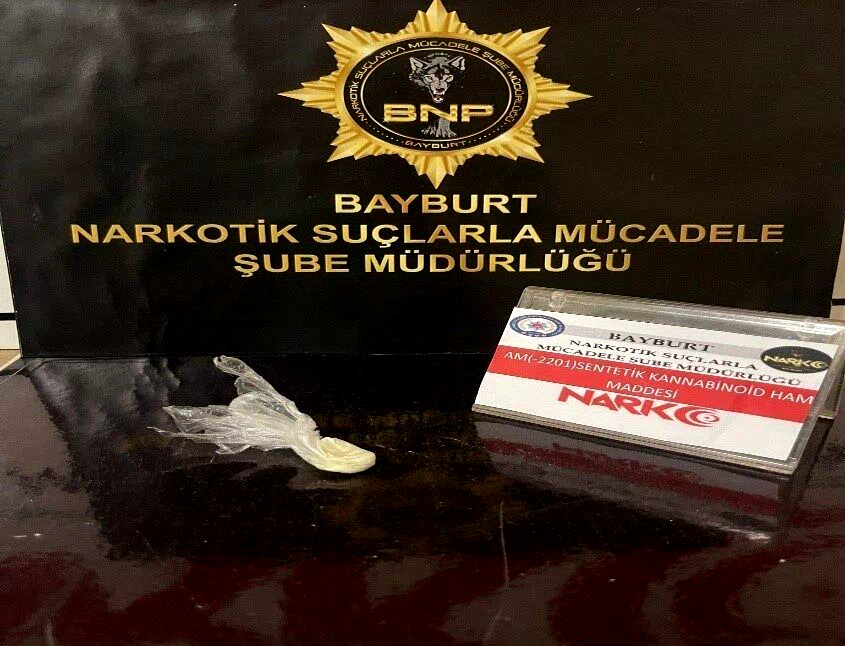 Bayburt’ta 3 şahısa uyuşturucu kullanmaktan işlem yapıldı