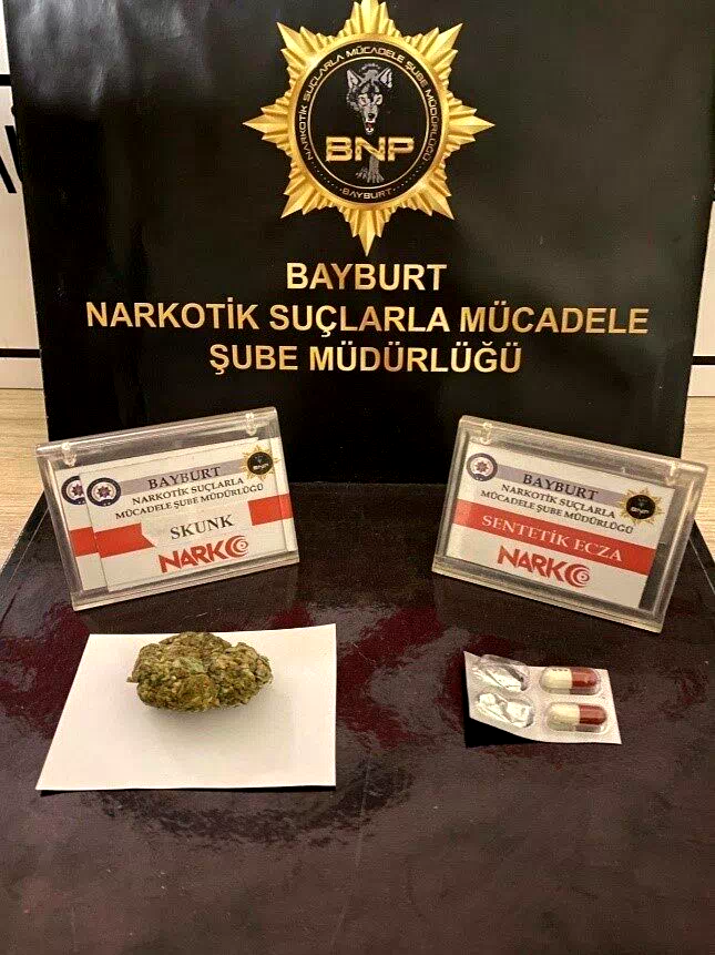 Bayburt’ta 4 şüpheliye uyuşturucu kullanmaktan işlem yapıldı