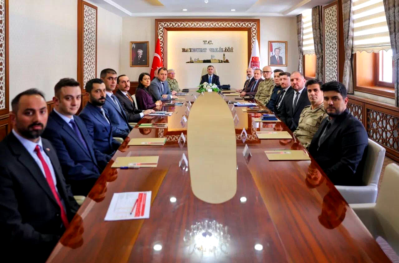 Bayburt’ta asayiş ve güvenlik uygulamaları değerlendirildi