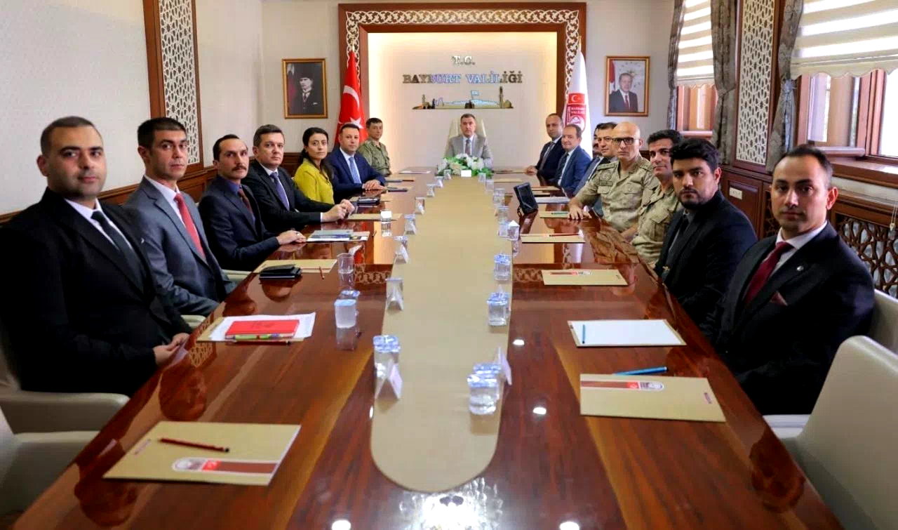 Bayburt’ta Genişletilmiş İl Güvenlik ve Asayiş Koordinasyon Toplantısı yapıldı