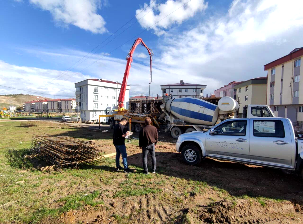 Bayburt’ta hazır beton tesisleri denetlendi