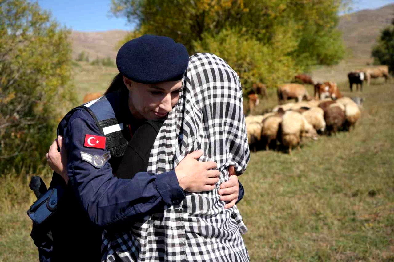 Bayburt’ta kaybolan 13 koyun jandarma ekiplerince dağda bulundu