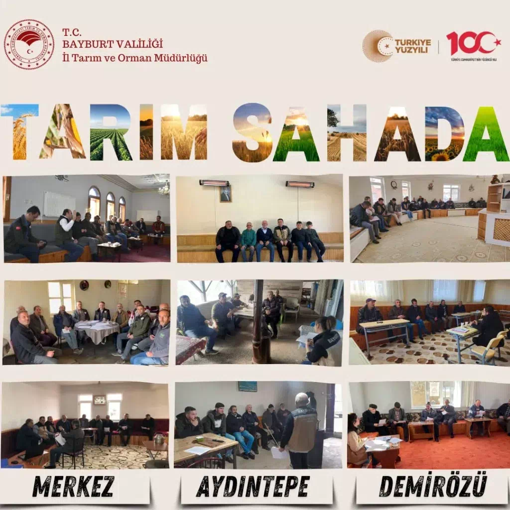 Bayburt’ta Tarım ve Orman Bakanlığı’nın Cuma Buluşmaları Gerçekleştirildi