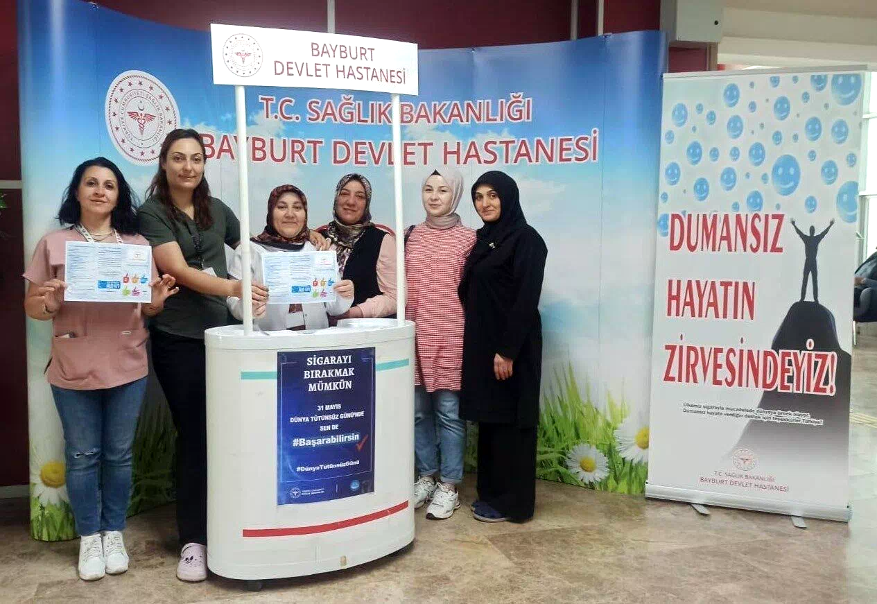 Bayburt’ta tütünün zararları anlatıldı