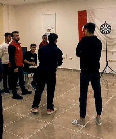 Bayburt’ta üniversite öğrencilerine yönelik dart turnuvası düzenlendi