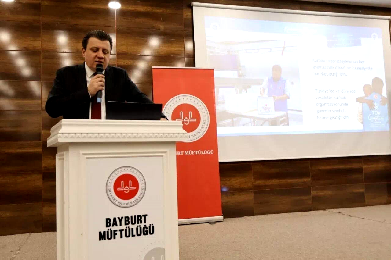Bayburt’ta vekâletle kurban kesim programı tanıtıldı