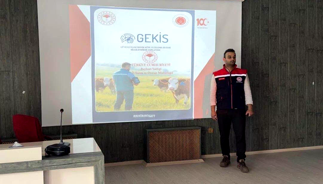 Bayburt’ta veteriner hekimlere GEKİS sistemi anlatıldı