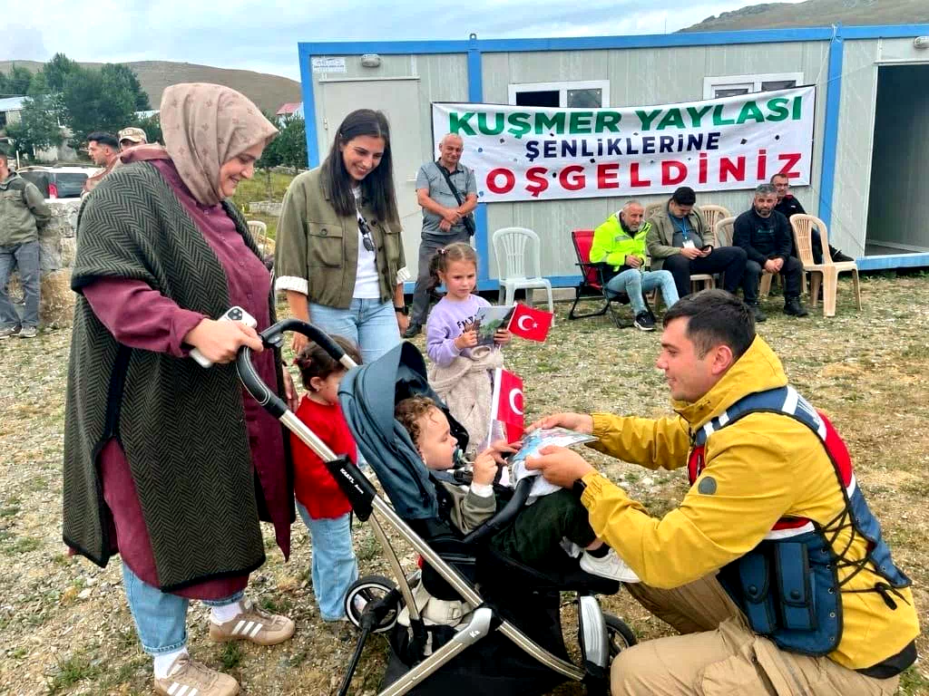 Bayburt’ta yayla şenliğinde 763 kişiye güvenlik bilgilendirmesi