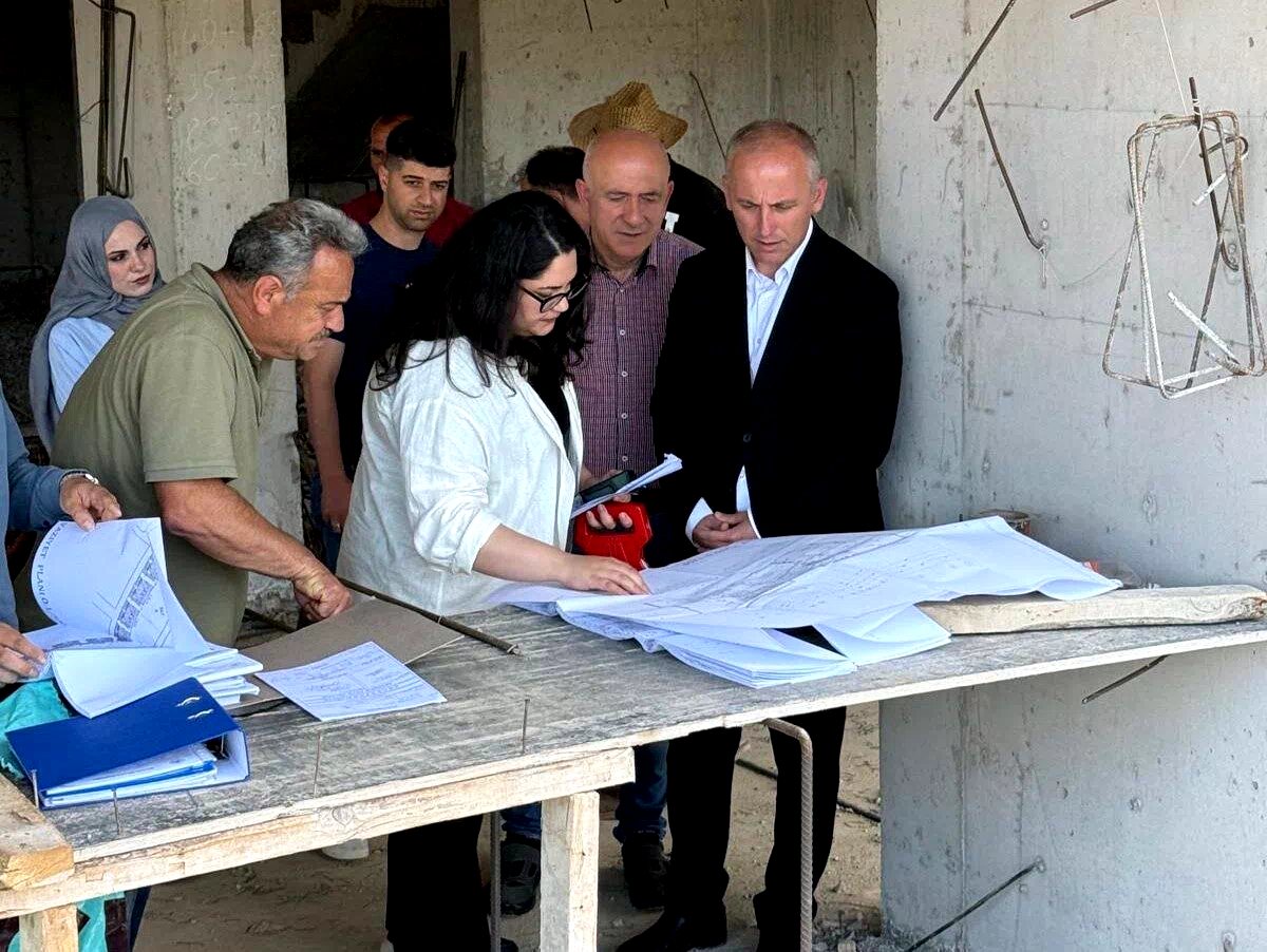 Bayburt’taki şantiyelerde yapı denetimi yapıldı